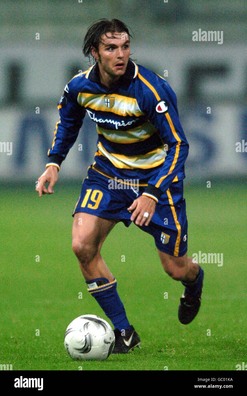 Soccer - UEFA Cup - Group B - Parma v Steaua Bucuresti Stock Photo