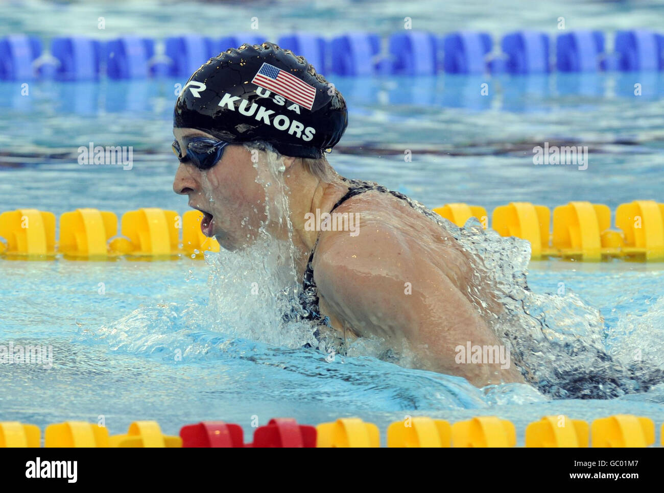 USA's Ariana Kukors on her way to a new World Record, during the Women