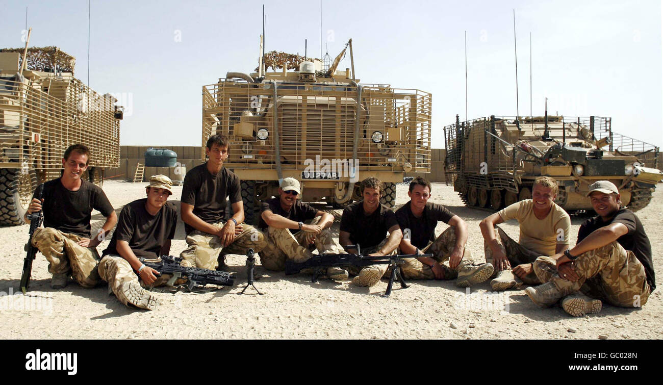 Troops in Afghanistan Stock Photo