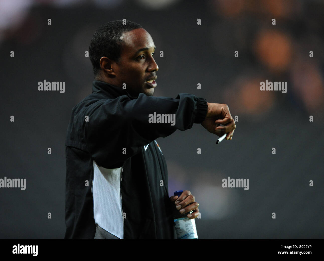 Soccer - Pre Season Friendly - Milton Keynes Dons v Wolverhampton Wanderers - stadium:mk Stock Photo