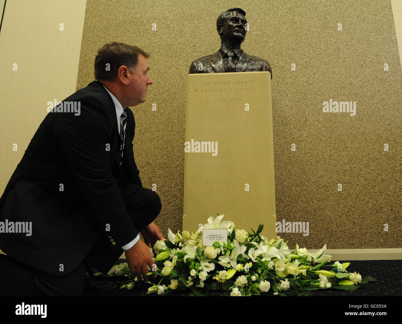Soccer - Bobby Robson Tributes - St James' Park Stock Photo