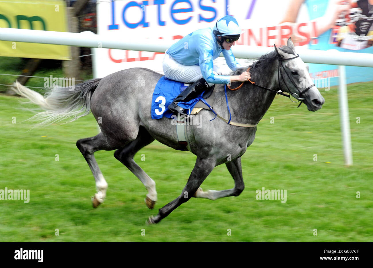 Horse Racing August Festival Ladies Day Brighton Racecourse Stock