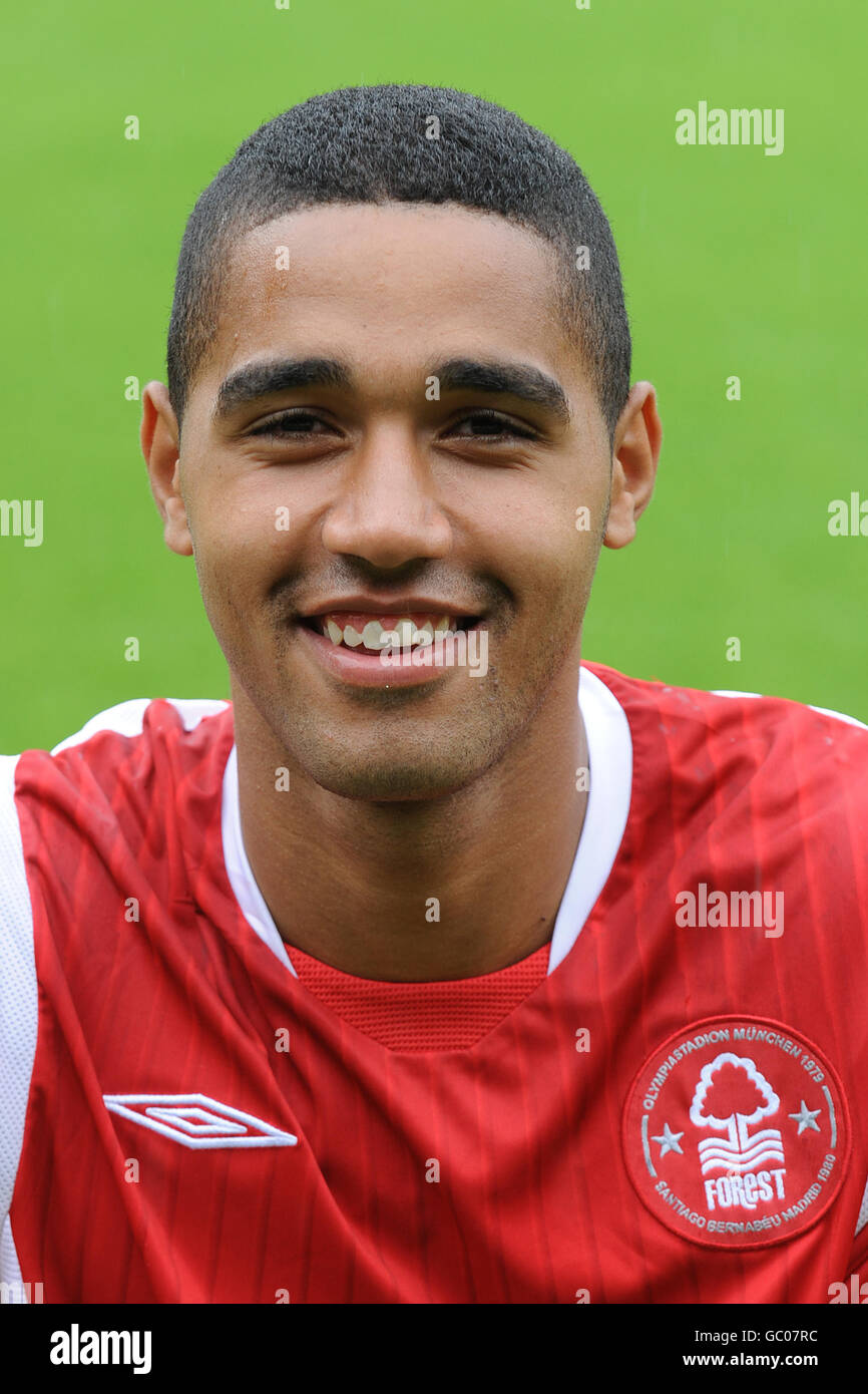 Soccer - Coca-Cola Football League Championship - Nottingham Forest Photocall 2009/10 - City Ground. Lewis McGugan, Nottingham Forest Stock Photo