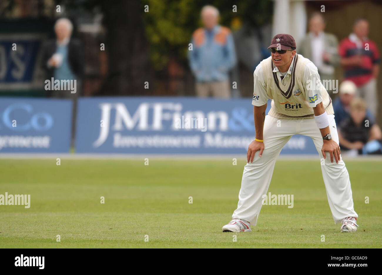 Cricket - Liverpool Victoria County Championship - Division Two - Day One - Surrey v Essex - Guildford Cricket Club Stock Photo