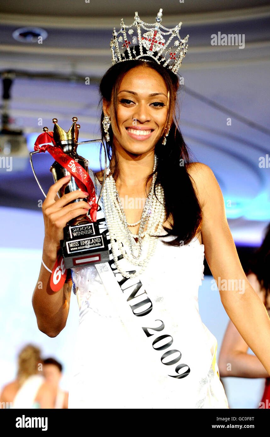 Miss England 2009. Rachel Christie aka Miss London City who won the crowned title of Miss England 2009 Stock Photo