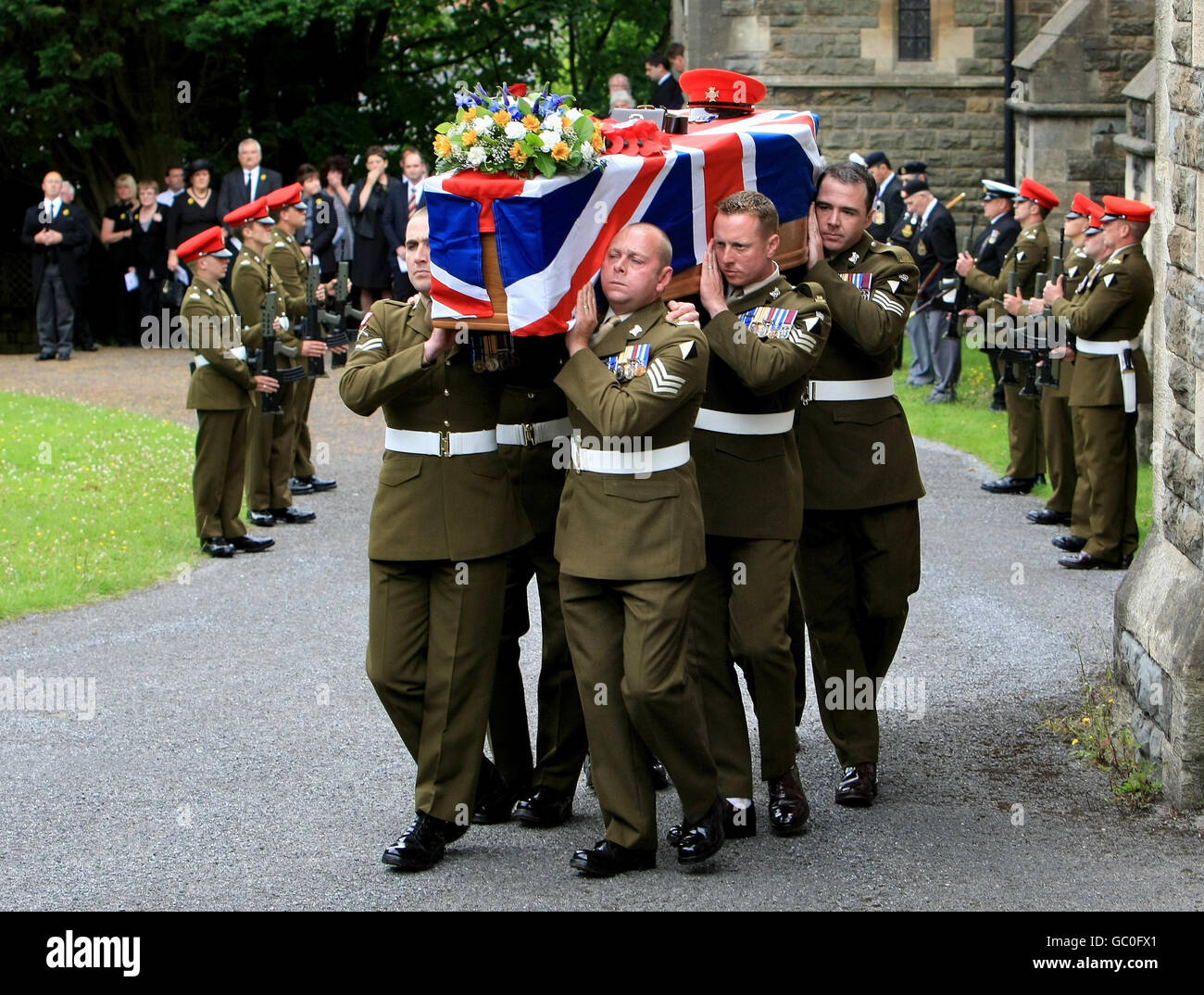David Dennis funeral Stock Photo Alamy