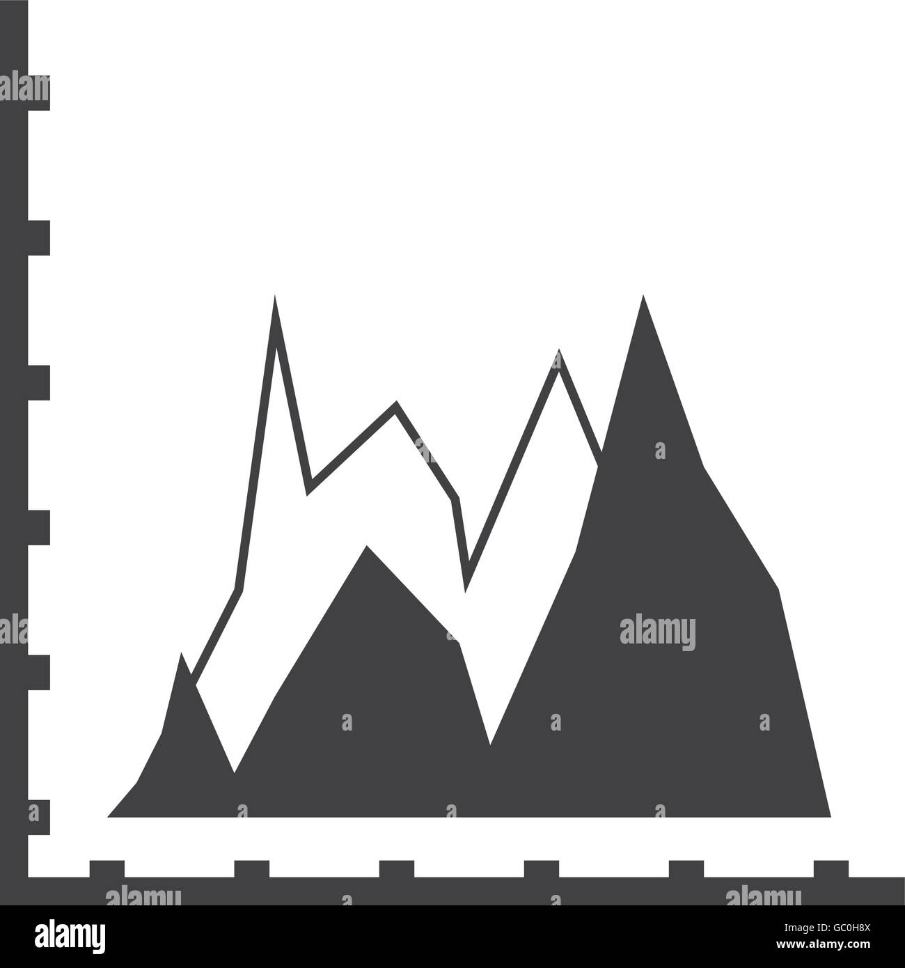 statistic graph icon Stock Vector Image & Art - Alamy