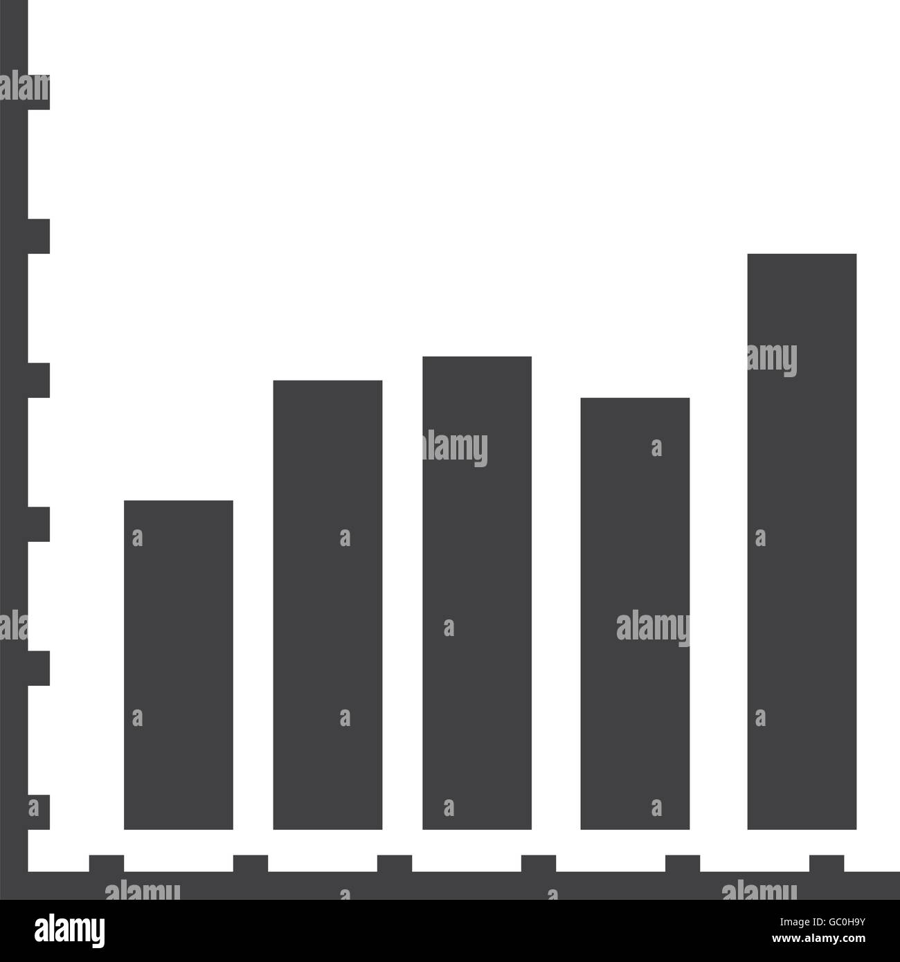 bar graph icon Stock Vector Image & Art - Alamy