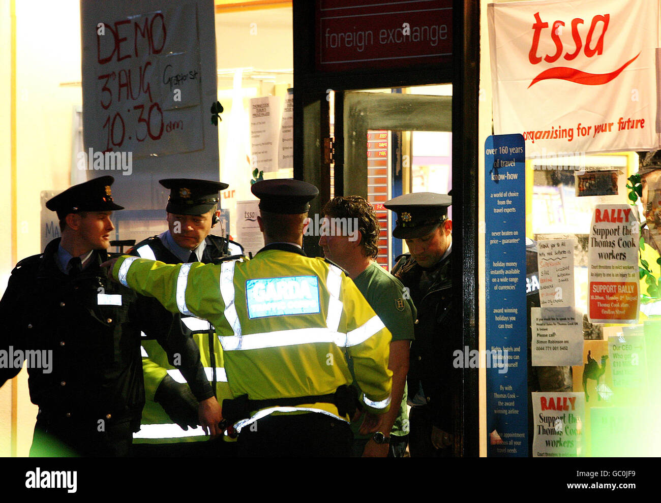 Thomas Cook Protest Thomas Cook Protest High Resolution Stock Photography and Images - Alamy