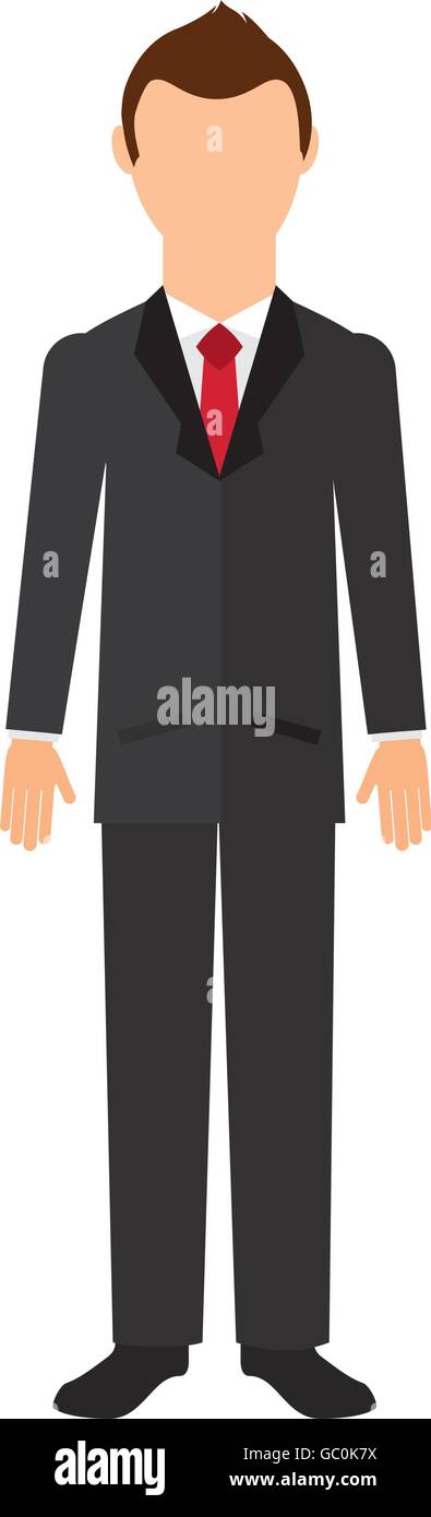 businessman standing isolated icon design Stock Vector Image & Art - Alamy