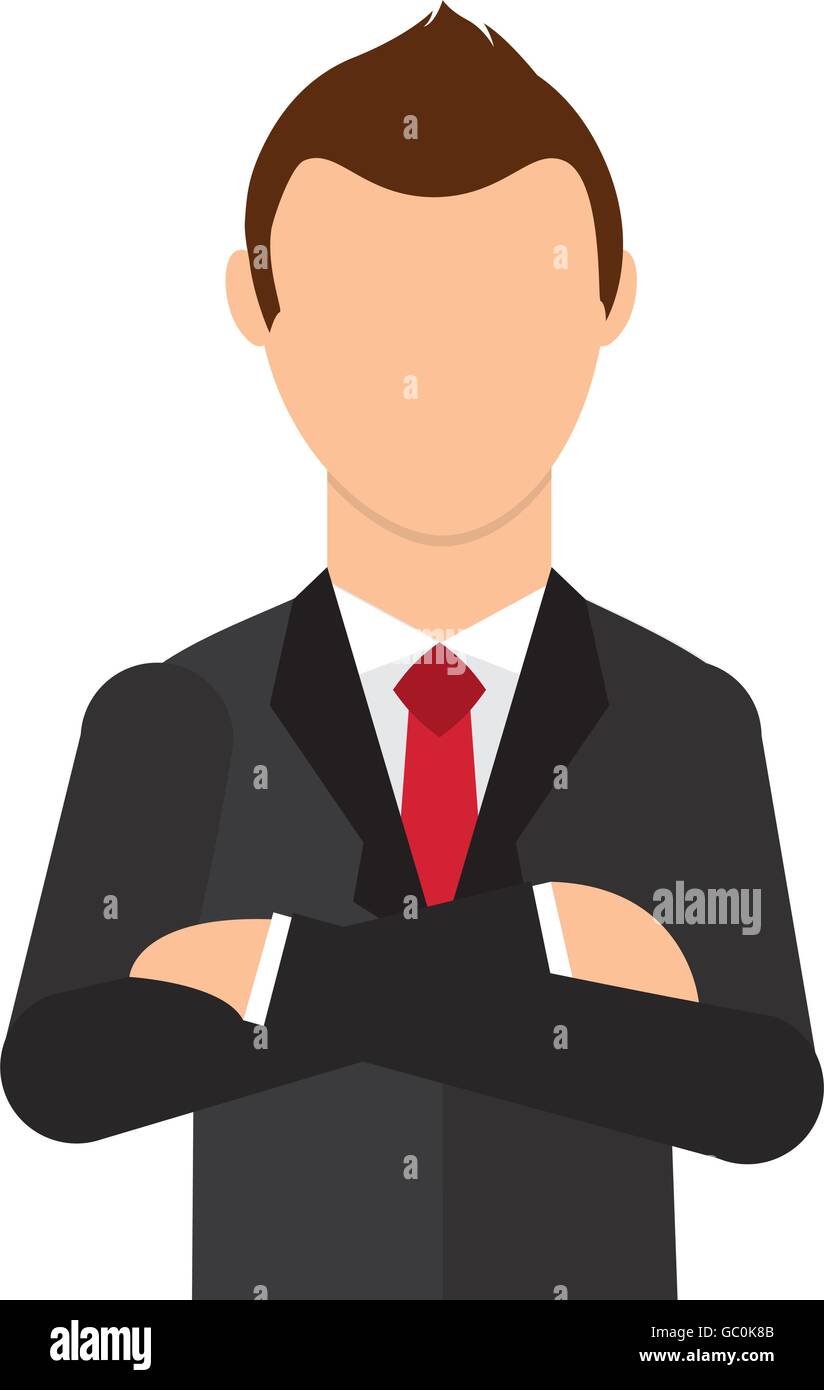 businessman standing isolated icon design Stock Vector Image & Art - Alamy