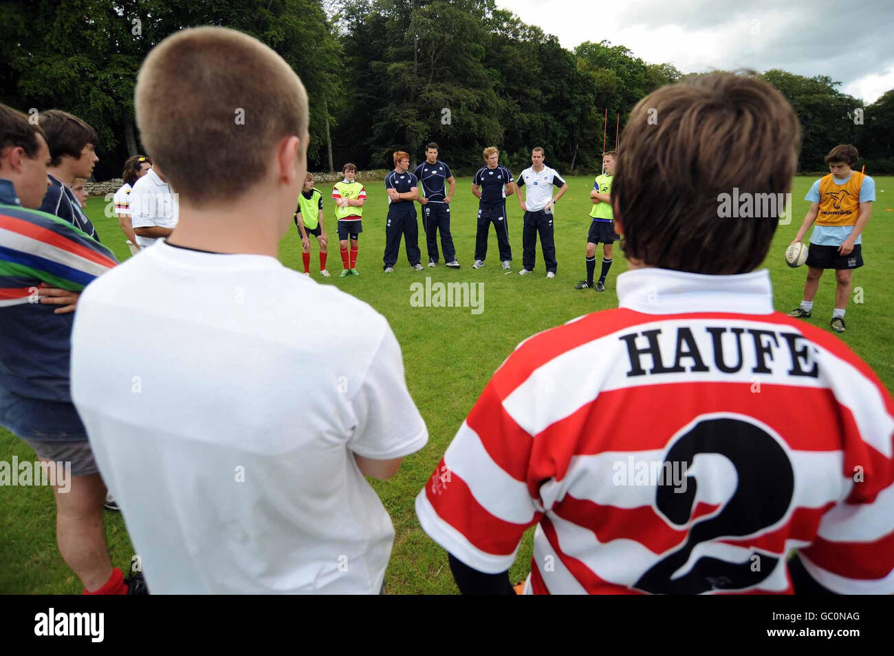 Scotland's Roddy Grant, Dave Callum, Chris Paterson and Ross Rennie ...