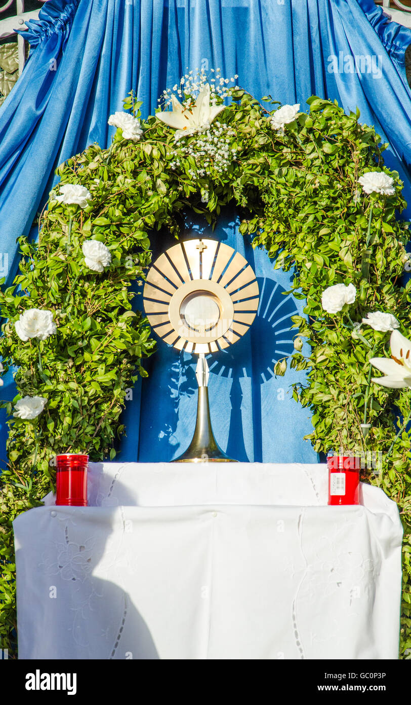 celebration the Feast of Corpus Christi (Body of Christ) also known as