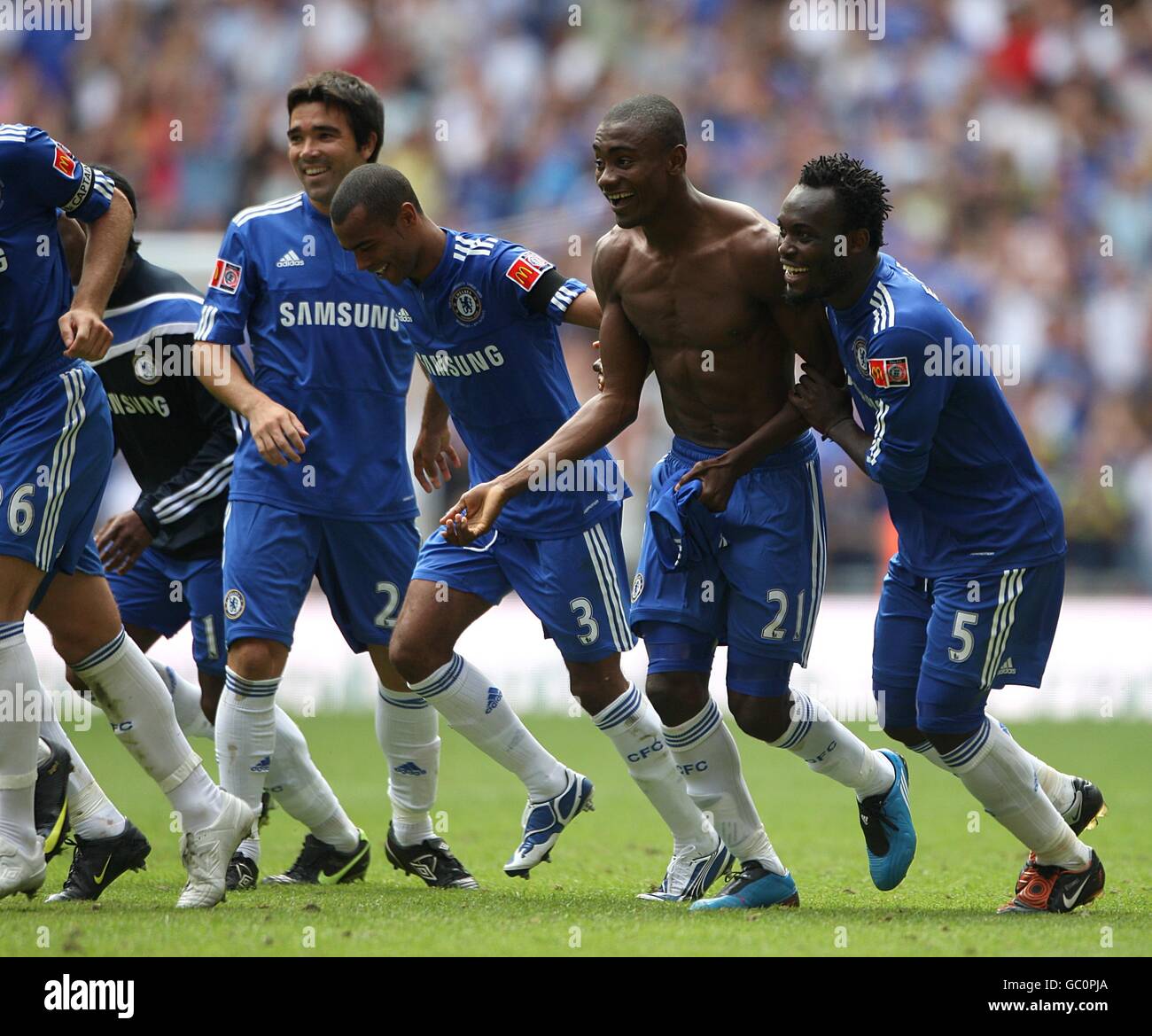 Soccer - Community Shield - Manchester United v Chelsea - Wembley Stadium Stock Photo