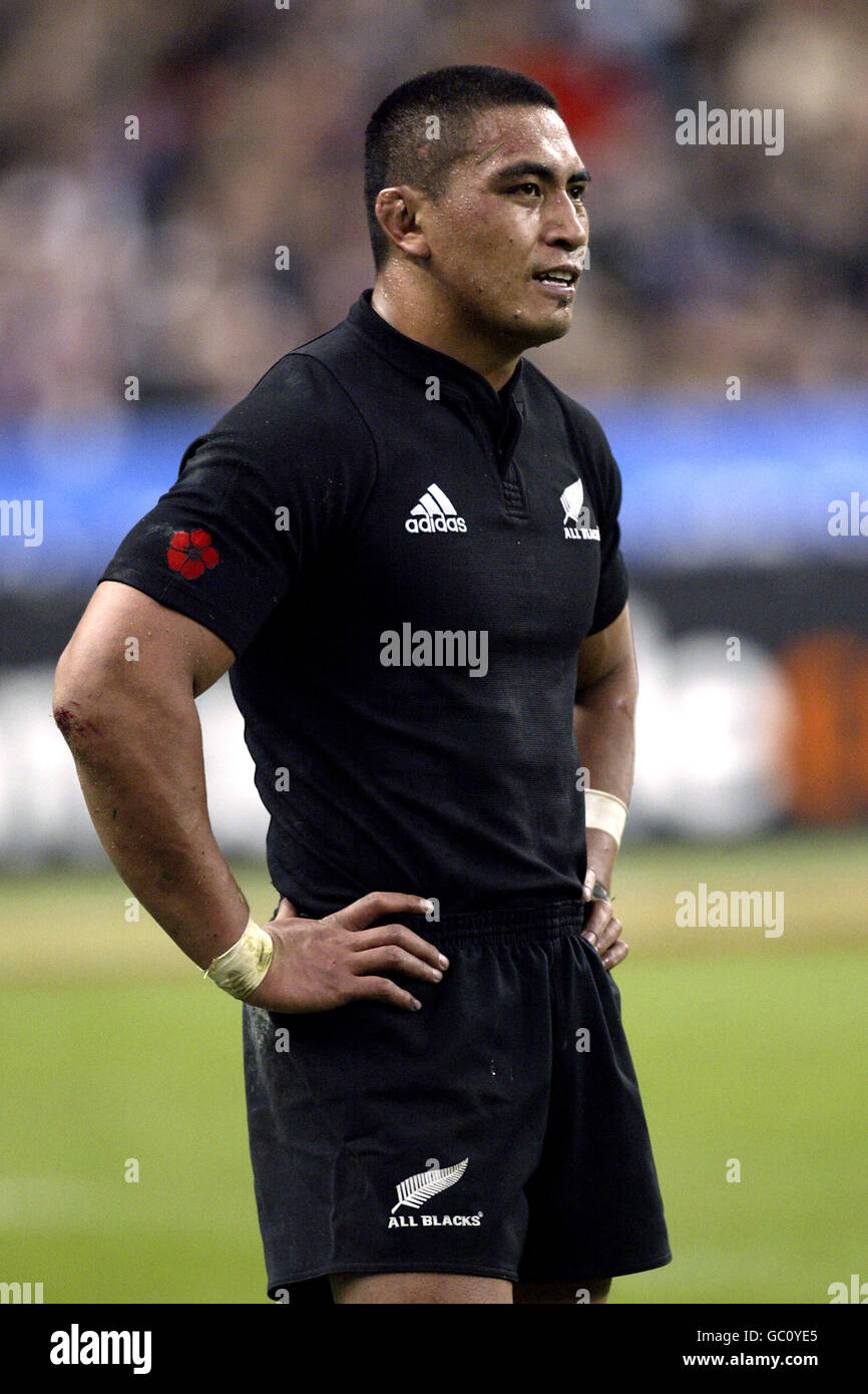 Rugby Union International Friendly France v New Zealand Stock Photo