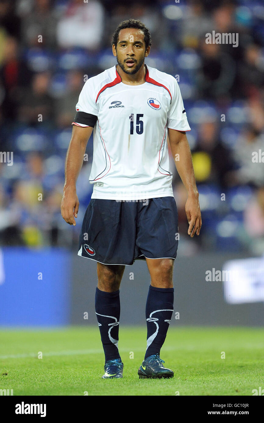 Soccer - International Friendly - Denmark v Chile - Brondby Stadion. Jean Beausejour, Chile Stock Photo