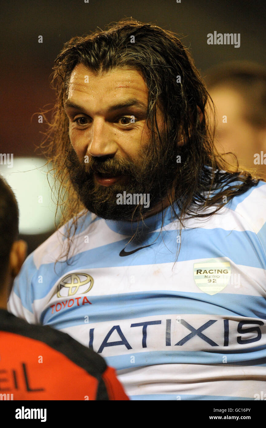 Rugby Union - Friendly - Toulon v Racing Metro 92 - Stade Mayol. Sebastien Chabal, Racing Metro 92 Stock Photo