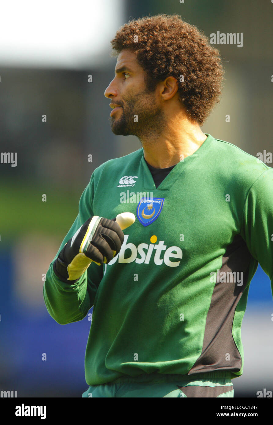 Portsmouth goalkeeper David James during the Pre Season Friendly at