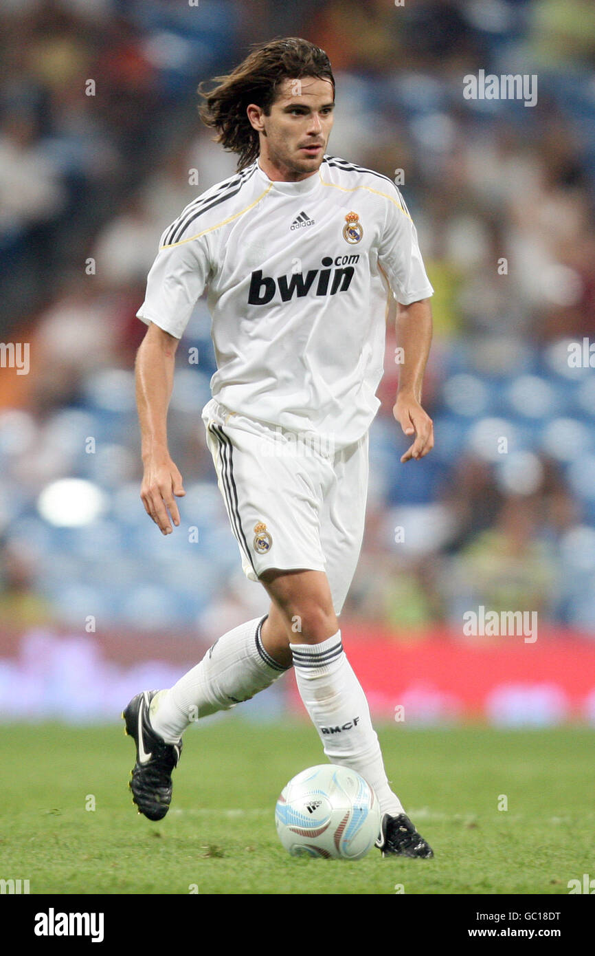 Soccer - Peace Cup 2009 - Real Madrid v Al Ittihad - Santiago Bernabeu. Fernando Gago, Real Madrid Stock Photo