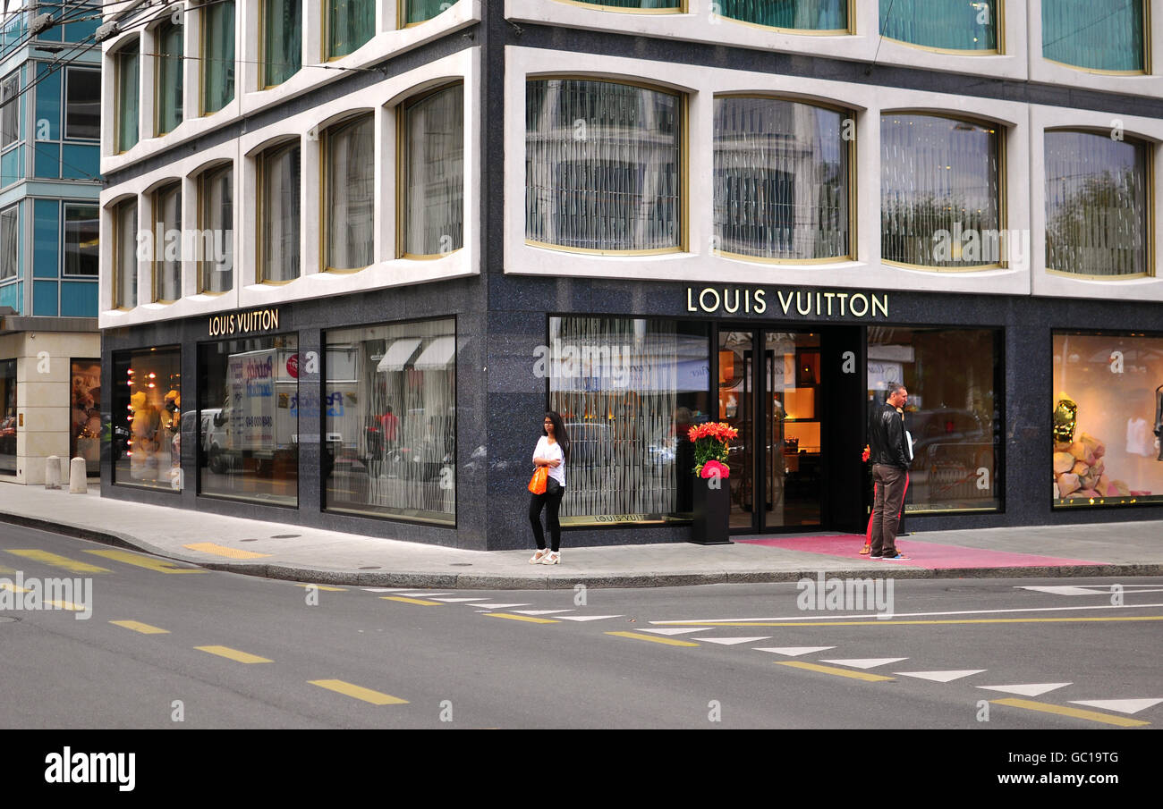Louis Vuitton Shop, Rue de Rhone Street, Geneva, Switzerland