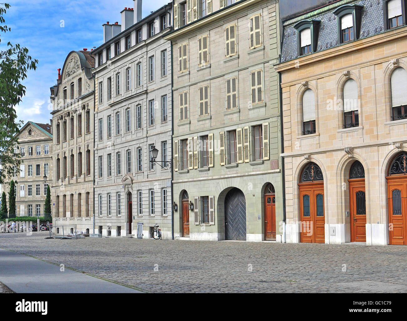 Geneva real estate, Switzerland Stock Photo Alamy