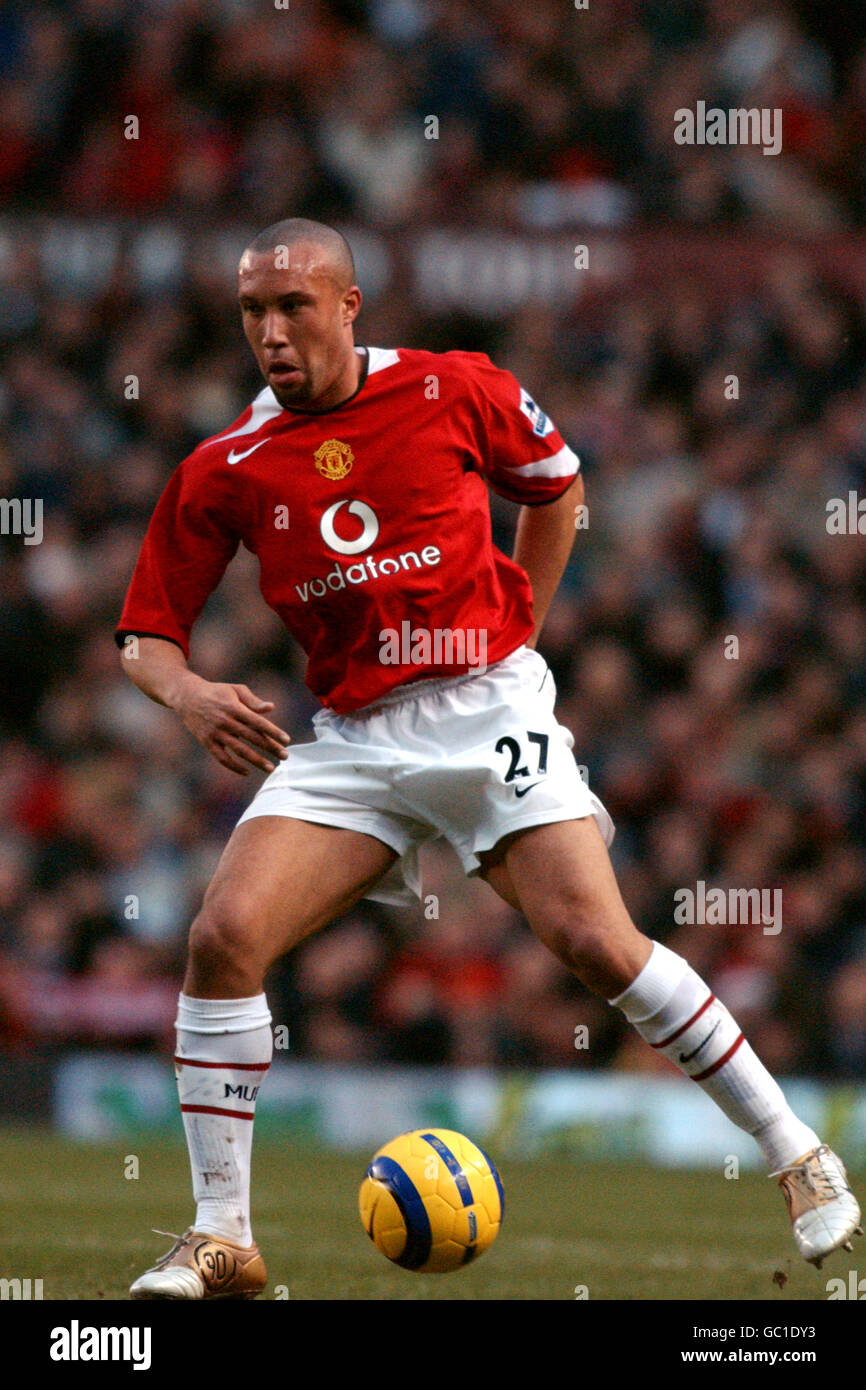 Soccer - FA Barclays Premiership - Manchester United v Southampton. Mikael Silvestre, Manchester United Stock Photo