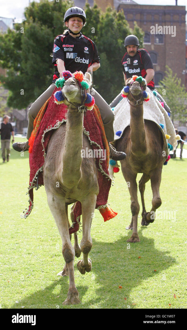Parx Camel Races London's first camel race at Potters Fields Park, London Bridge, held ...