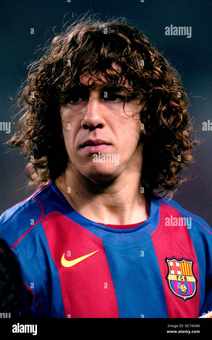 Soccer - UEFA Champions League - Group F - Barcelona v Celtic. Carles Puyol, Barcelona Stock Photo