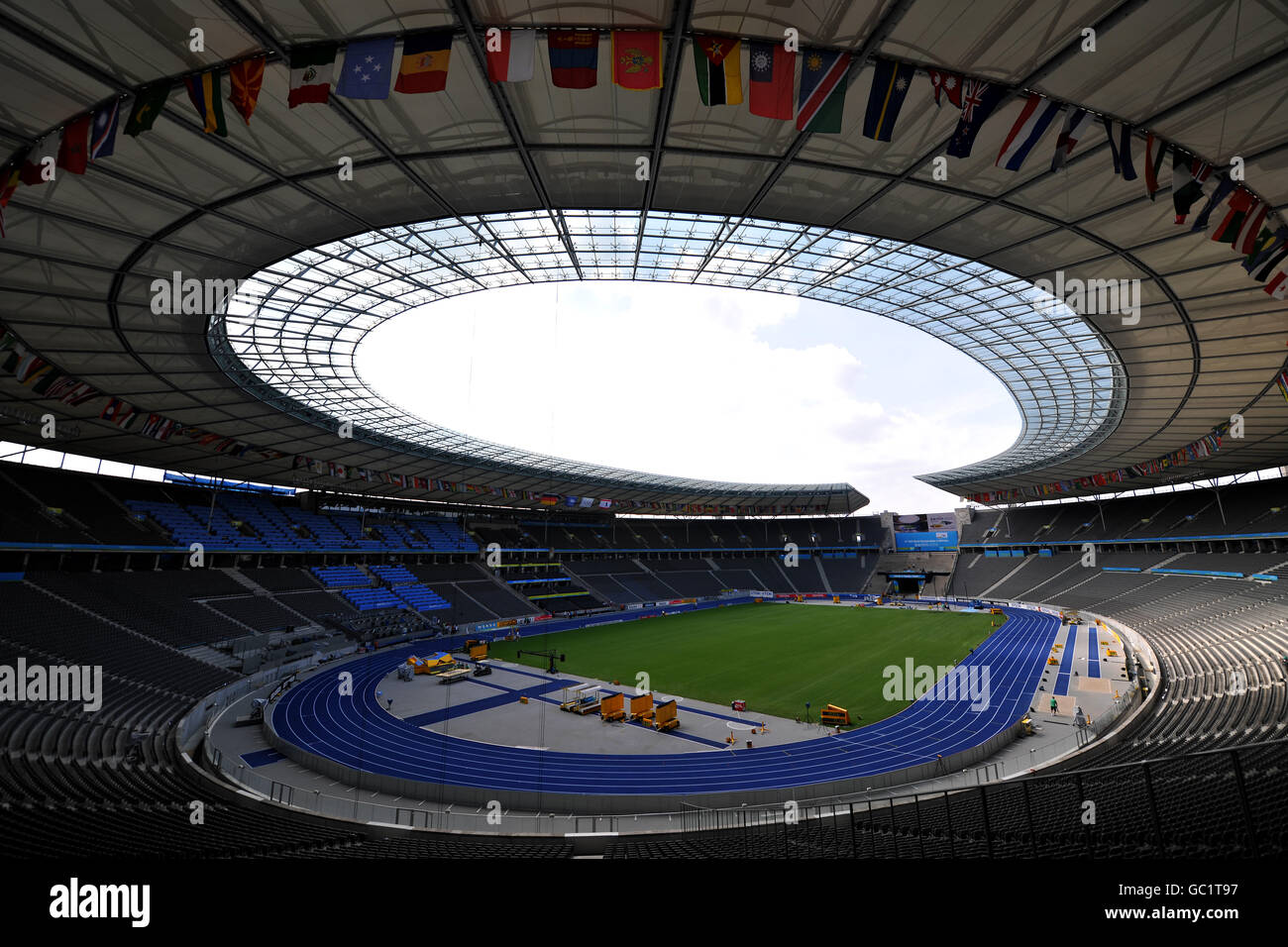 Athletics - IAAF World Athletics Championships - Day Three - Berlin 2009 - Olympiastadion Stock Photo