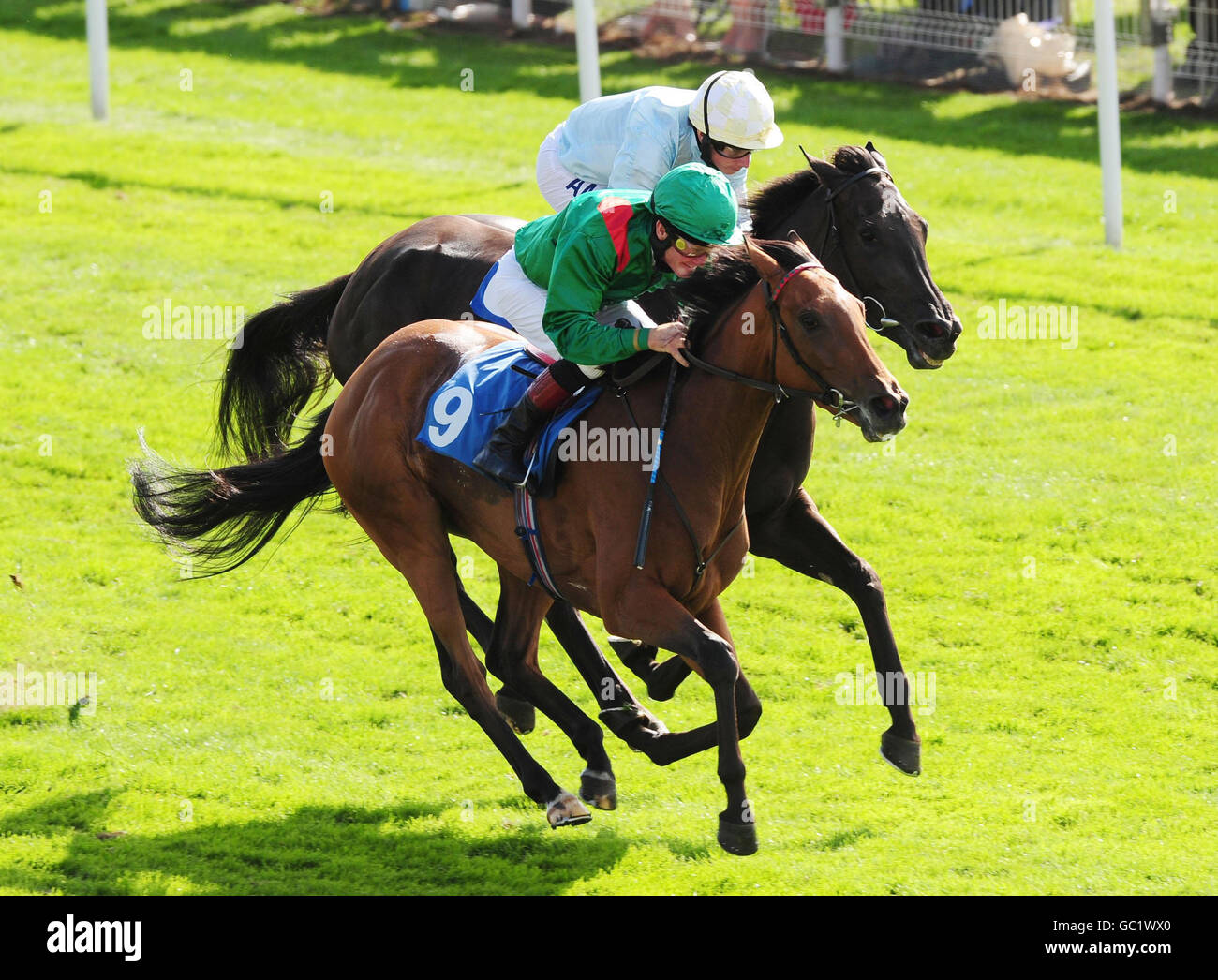 Horse Racing Ebor Festival Darley Yorkshire Oaks and Ladies Day York Racecourse Stock