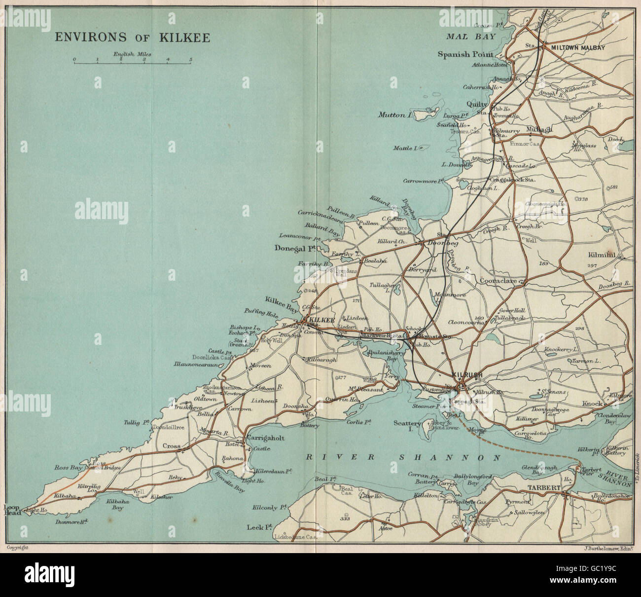 Howth Loop Map Howth head loop hi-res stock photography and images - Alamy