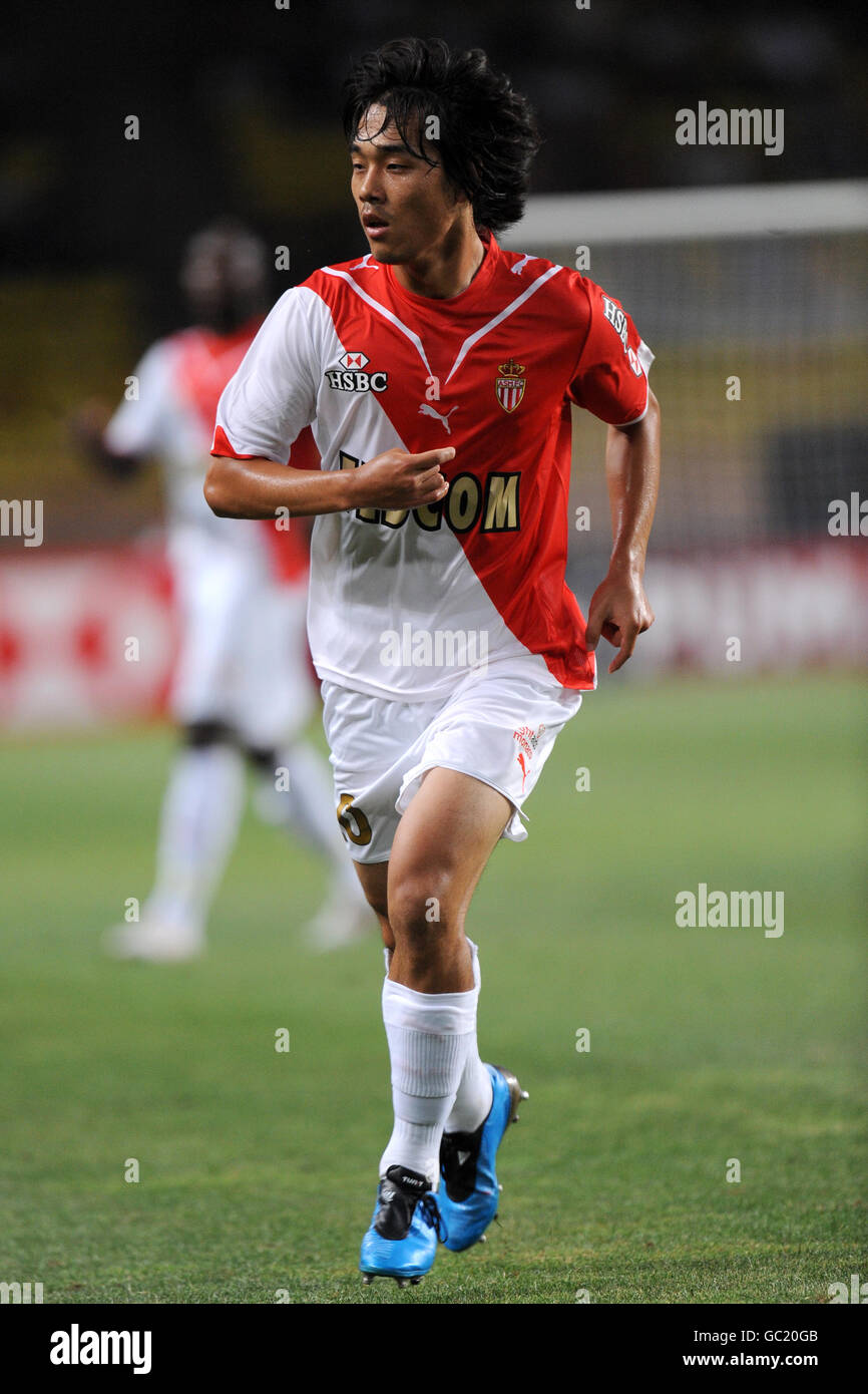 Soccer - Trofeo Pirelli - AS Monaco v Internazionale Milan - Stade Louis II. Chu-Young Park, AS Monaco Stock Photo