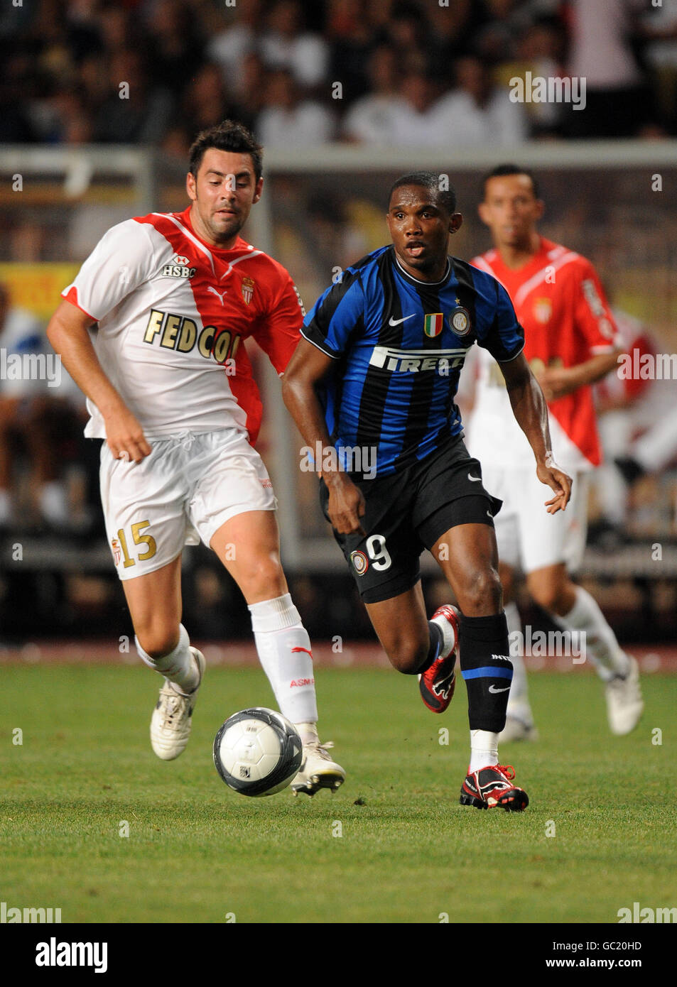 Soccer - Trofeo Pirelli - AS Monaco v Internazionale Milan - Stade Louis II Stock Photo