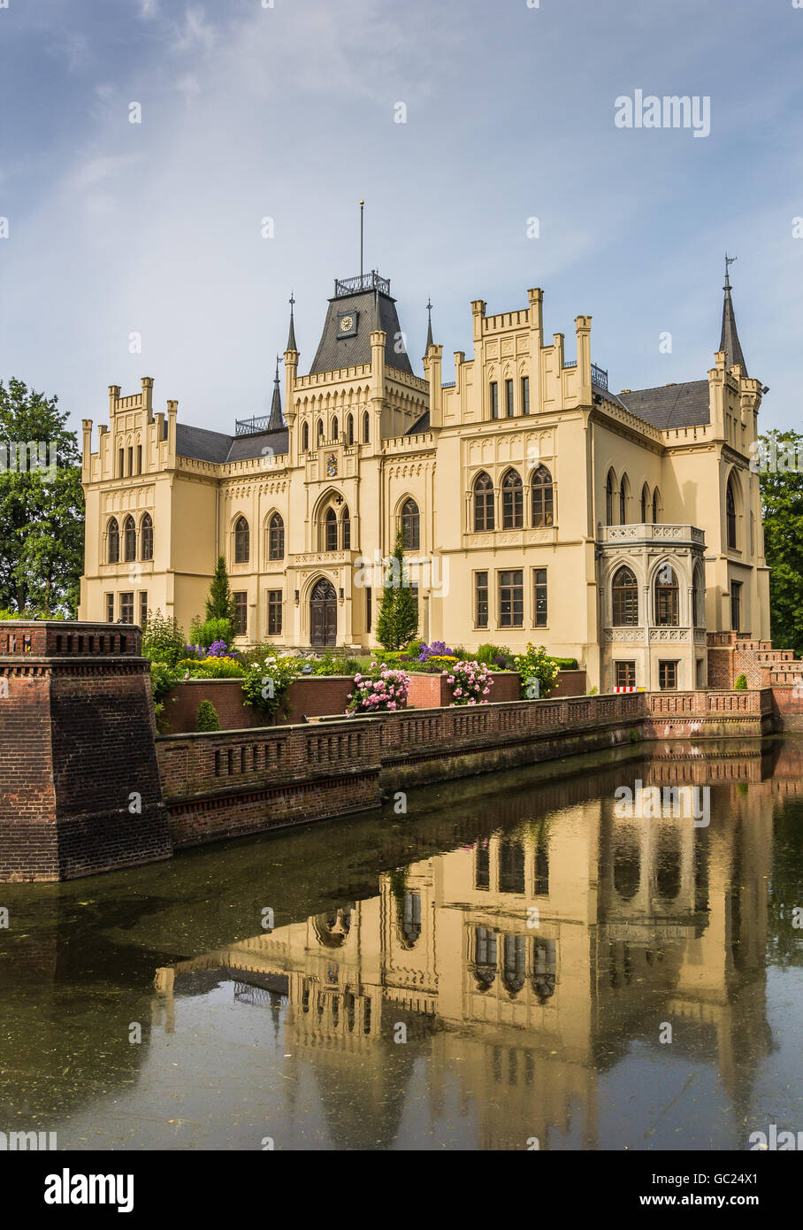 Side view of the Evenburg in Leer, Germany Stock Photo