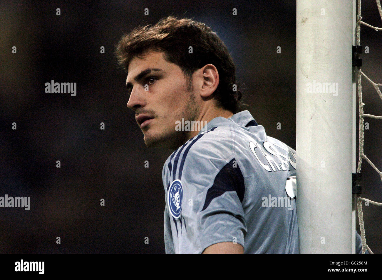 Soccer - UEFA Champions League - Group B - Real Madrid v Bayer Leverkusen. Iker Casillas, Real Madrid goalkeeper Stock Photo