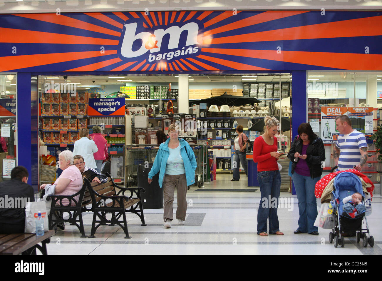 A Woolworths store in the Tower centre shopping complex in Ballymena