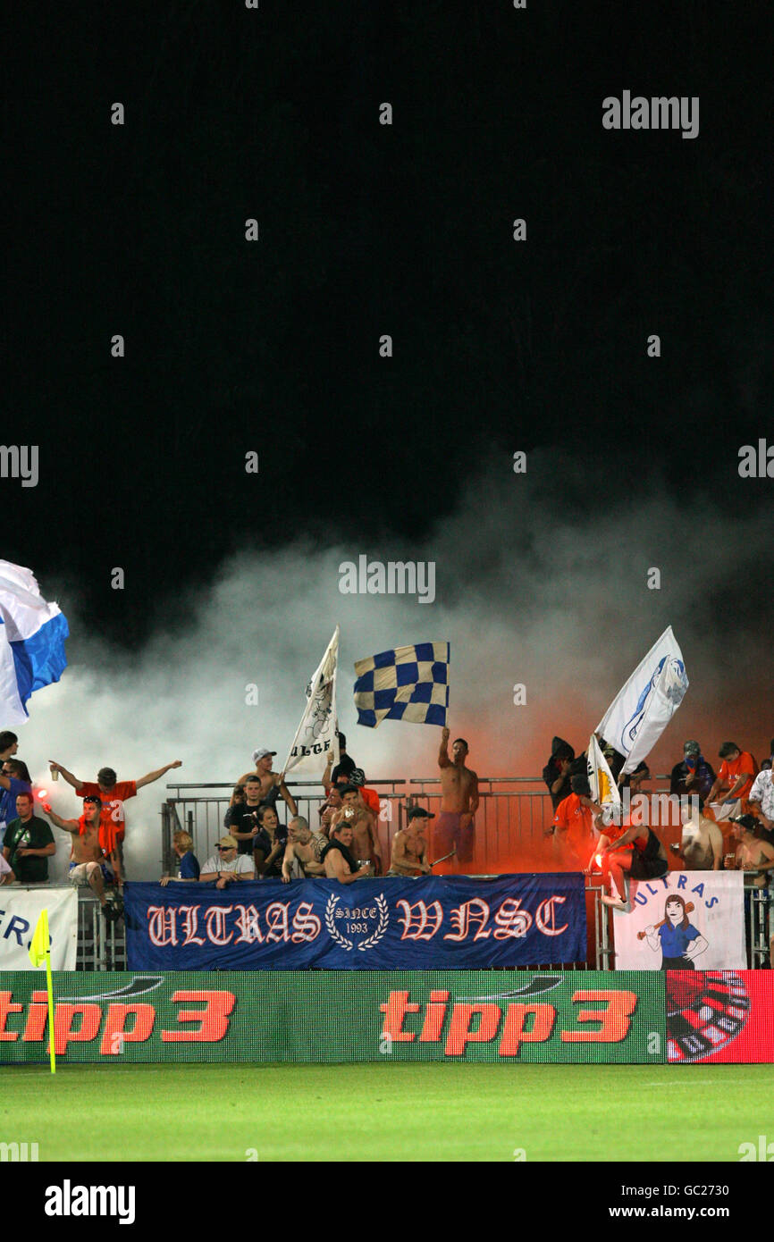 Austrian fans in the stands hires stock photography and images Alamy