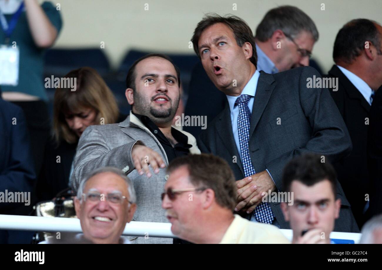 Soccer - Barclays Premier League - Birmingham City v Portsmouth - St Andrew's Stadium. Portsmouth Executive owner Sulaiman Al-Fahim (left) Stock Photo