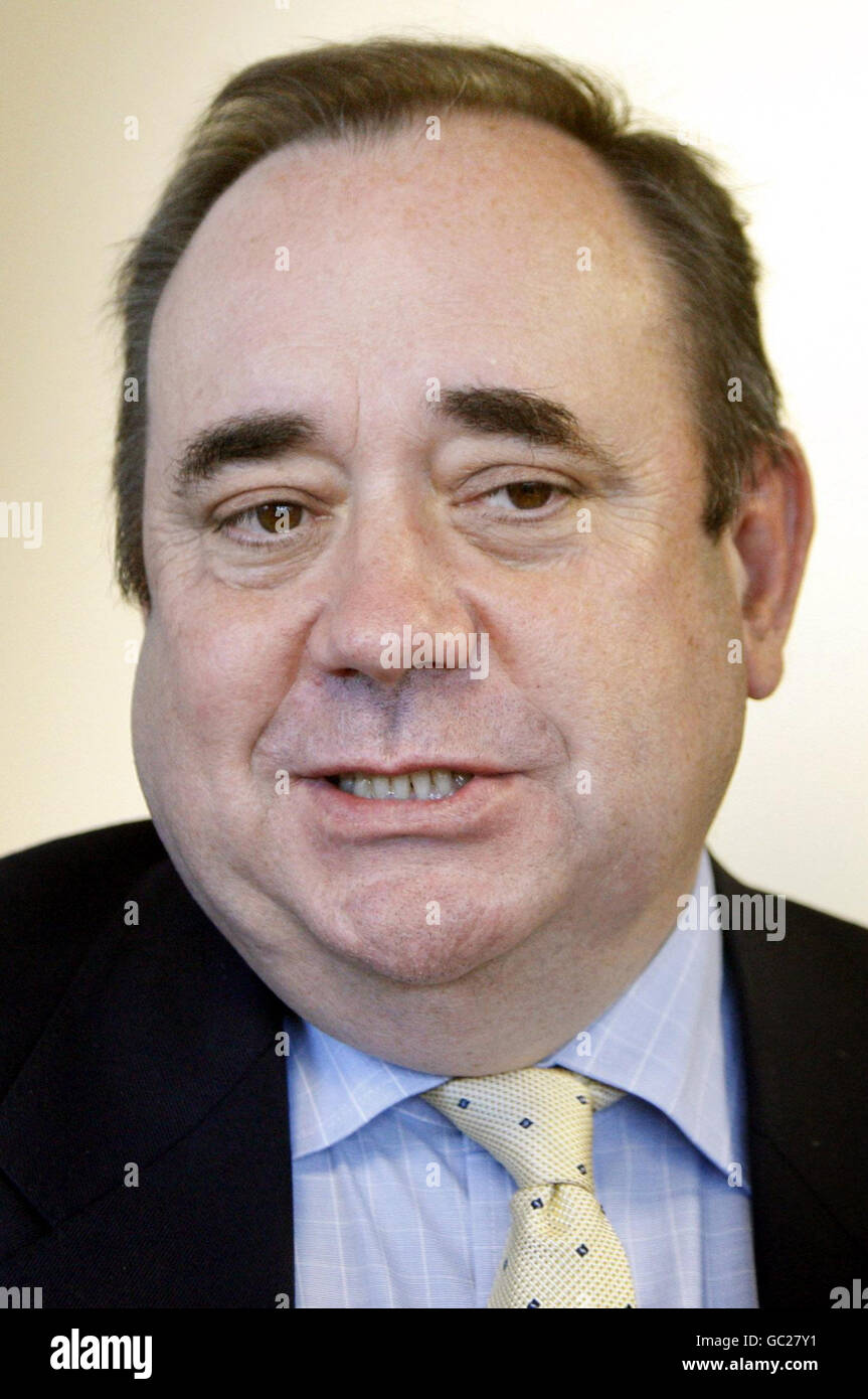 First Minister Alex Salmond during the opening of the Scottish SPCA's ...