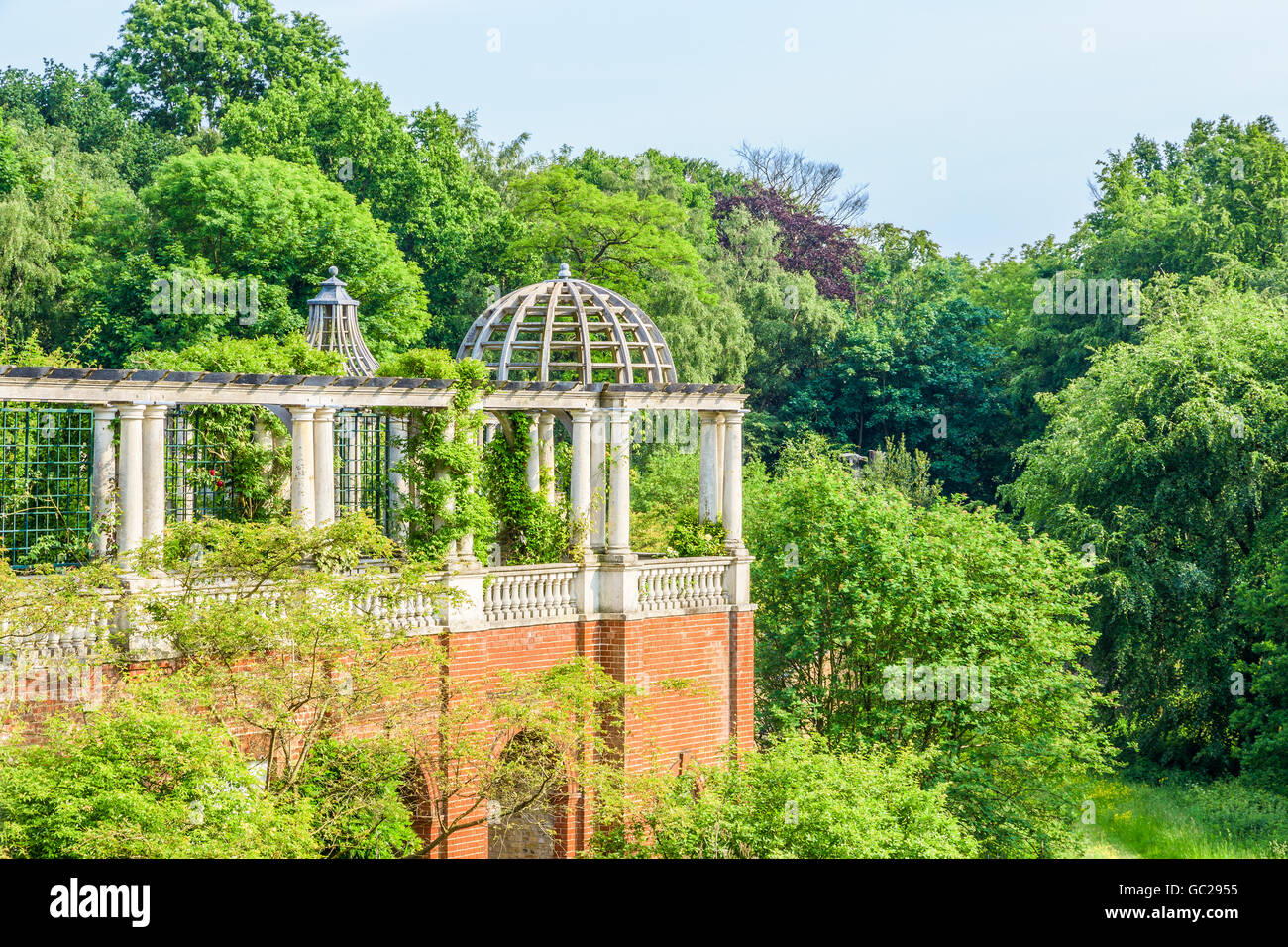 Hampstead Pergola and Hill Garden in London, England Stock Photo