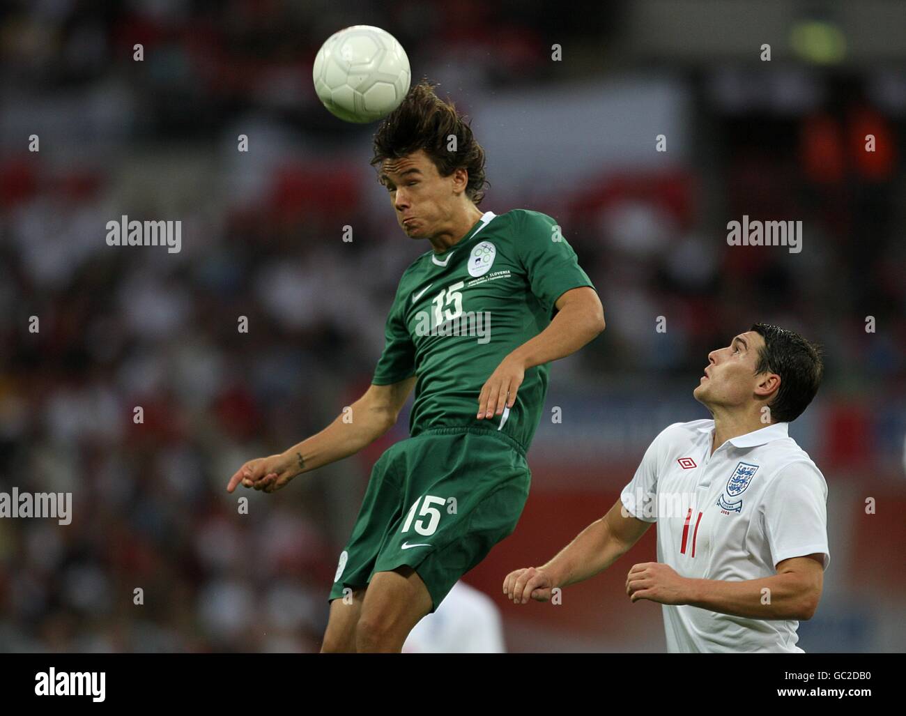 Soccer - International Friendly - England v Slovenia - Wembley Stadium Stock Photo