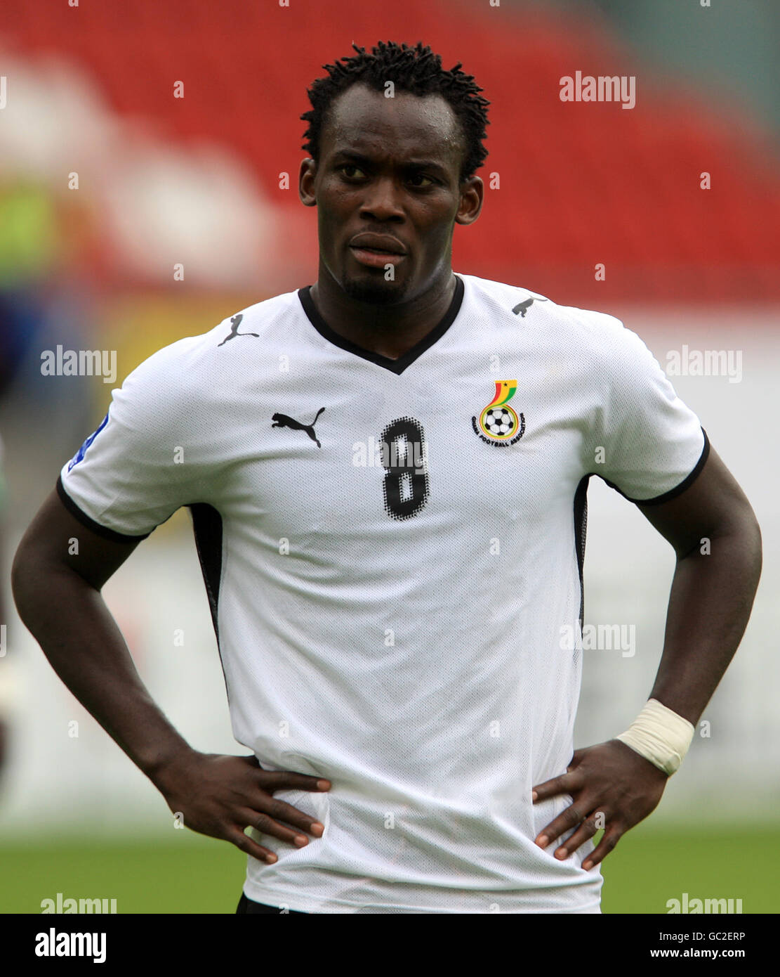 Soccer - International Friendly - Japan v Ghana - Nieuwe Galgenwaard. Michael  Essien, Ghana Stock Photo - Alamy