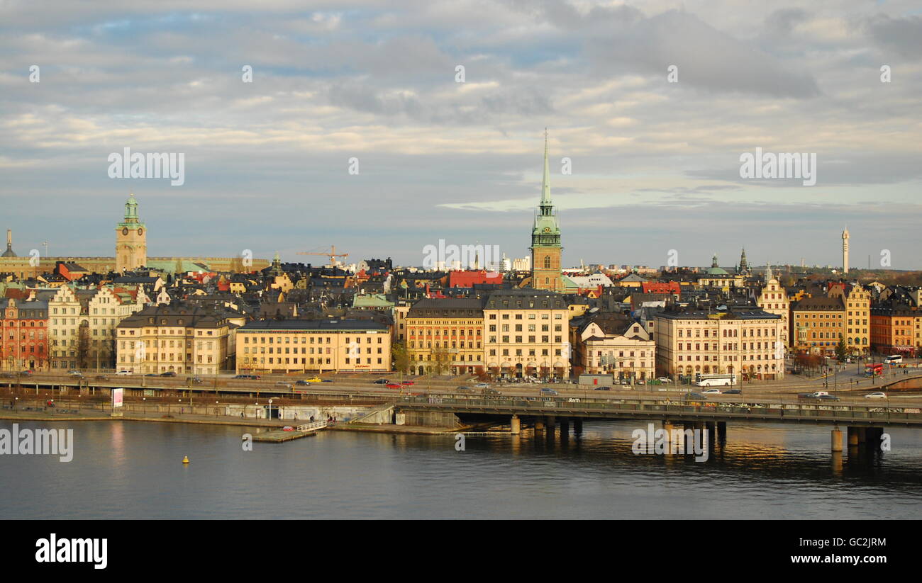 Stockholm City Center Stock Photo