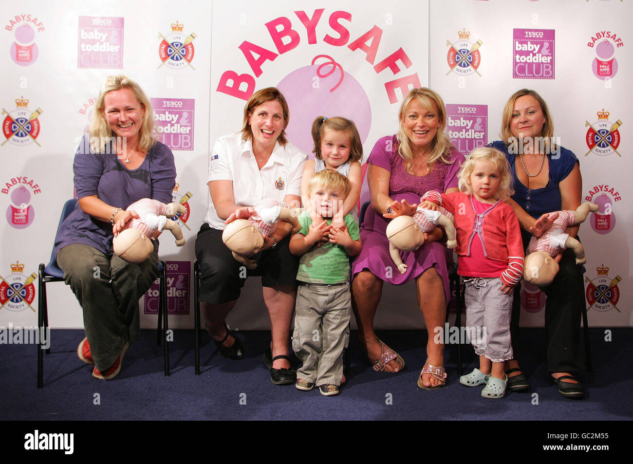Tesco Baby & Toddler Club BabySafe campaign Stock Photo Alamy