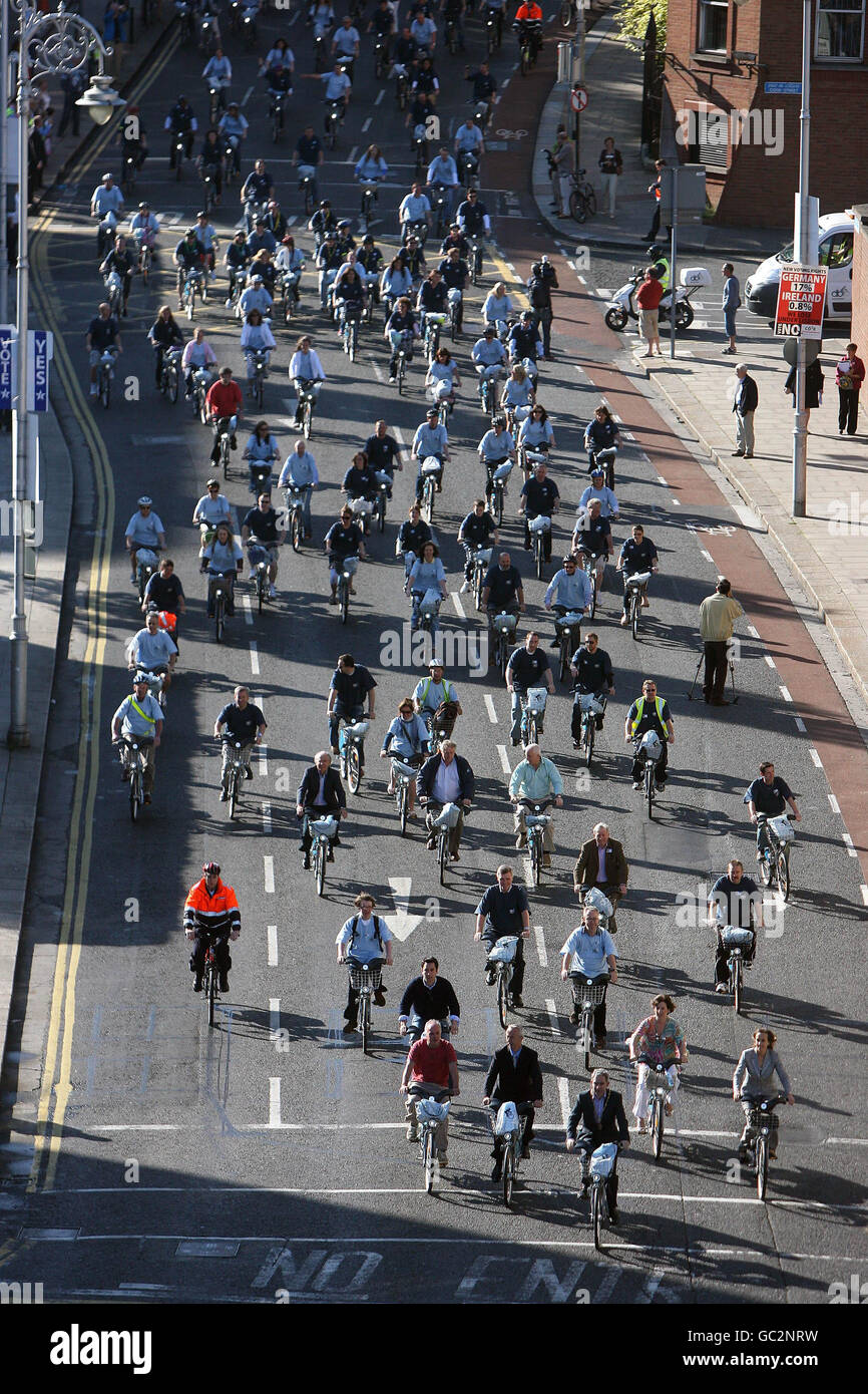 Dublin bike rental scheme Stock Photo Alamy