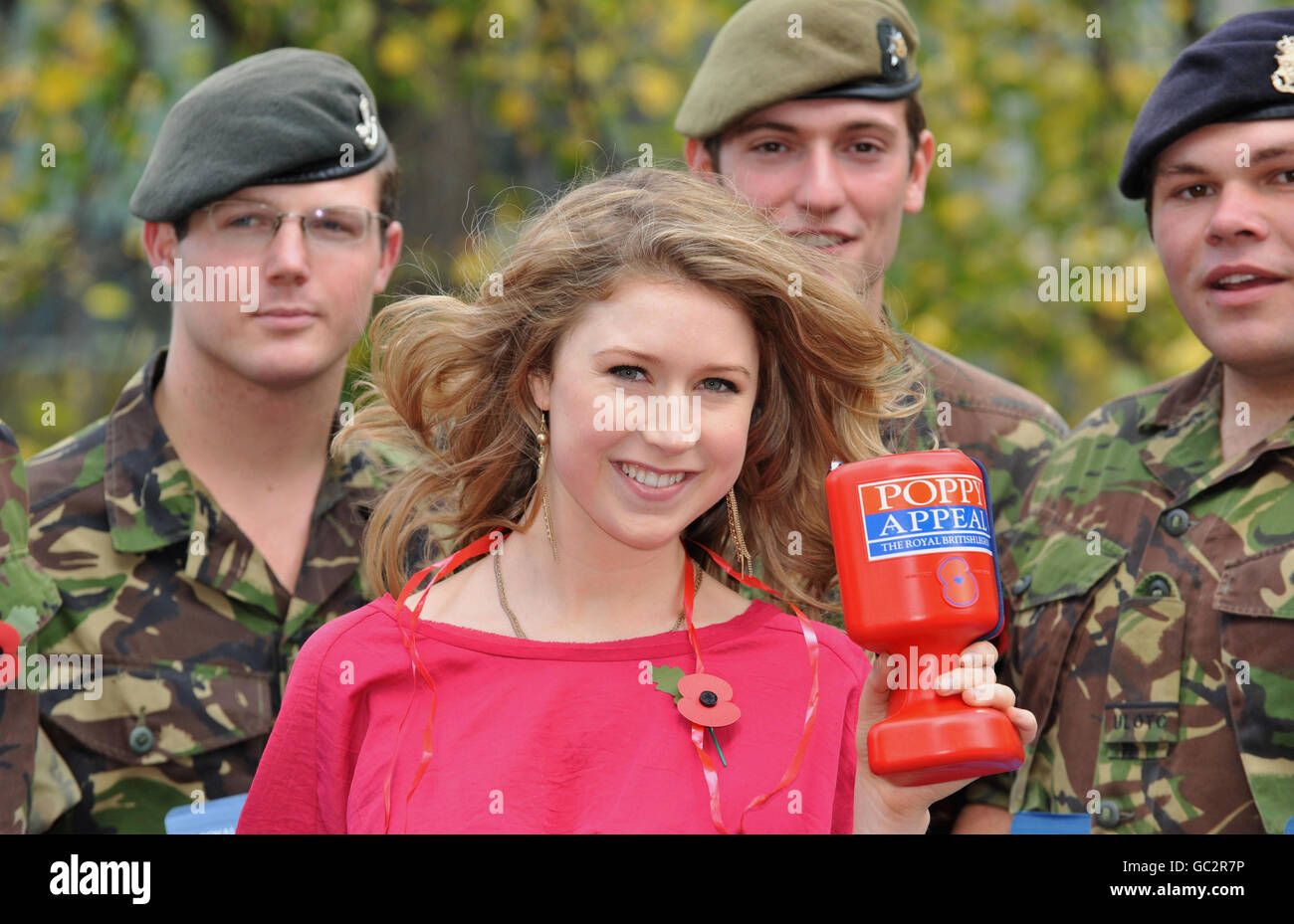 Westenra unveils Poppy People campaign Stock Photo