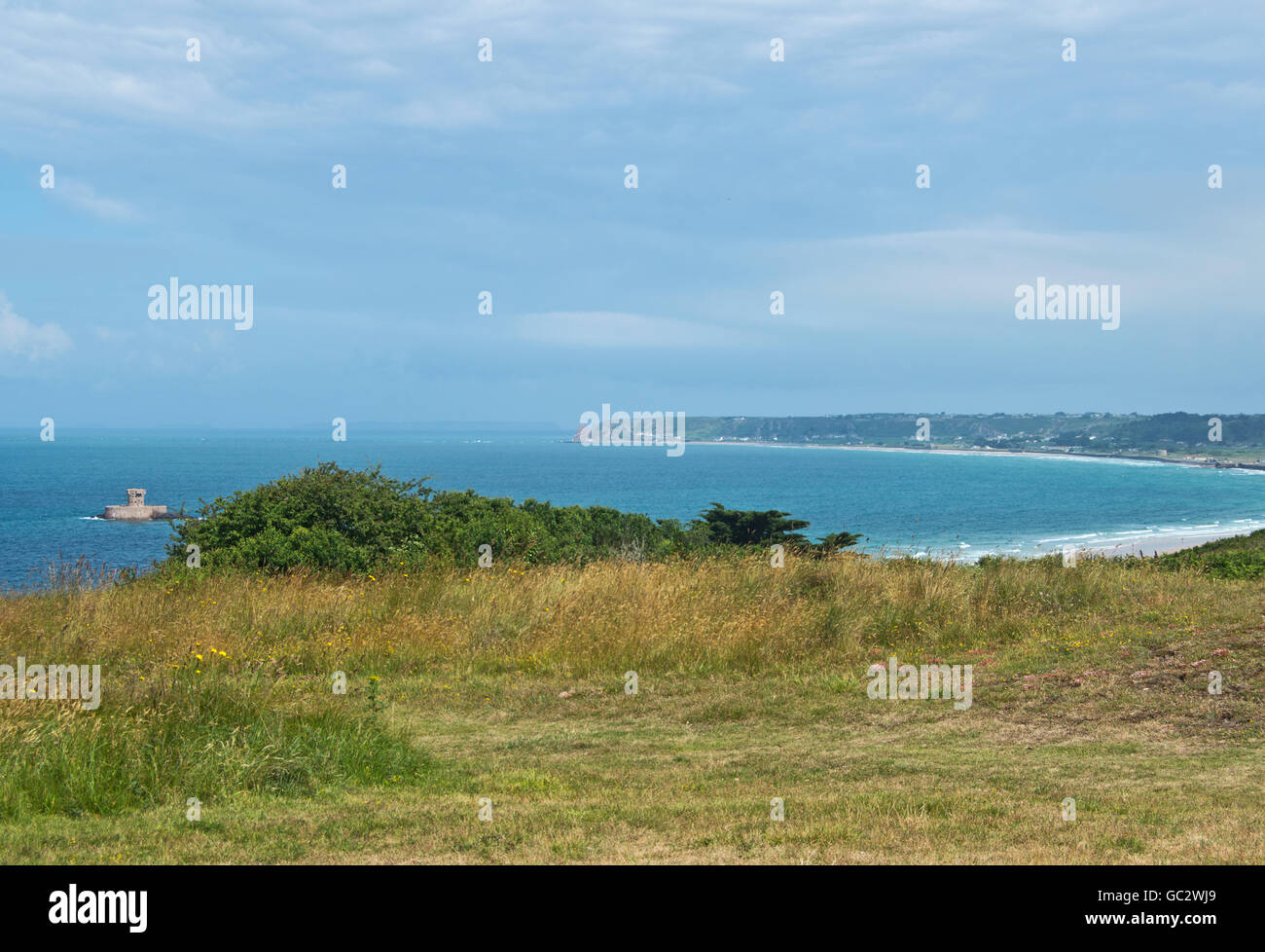 St Ouen's Bay, Jersey, Channel Island Stock Photo