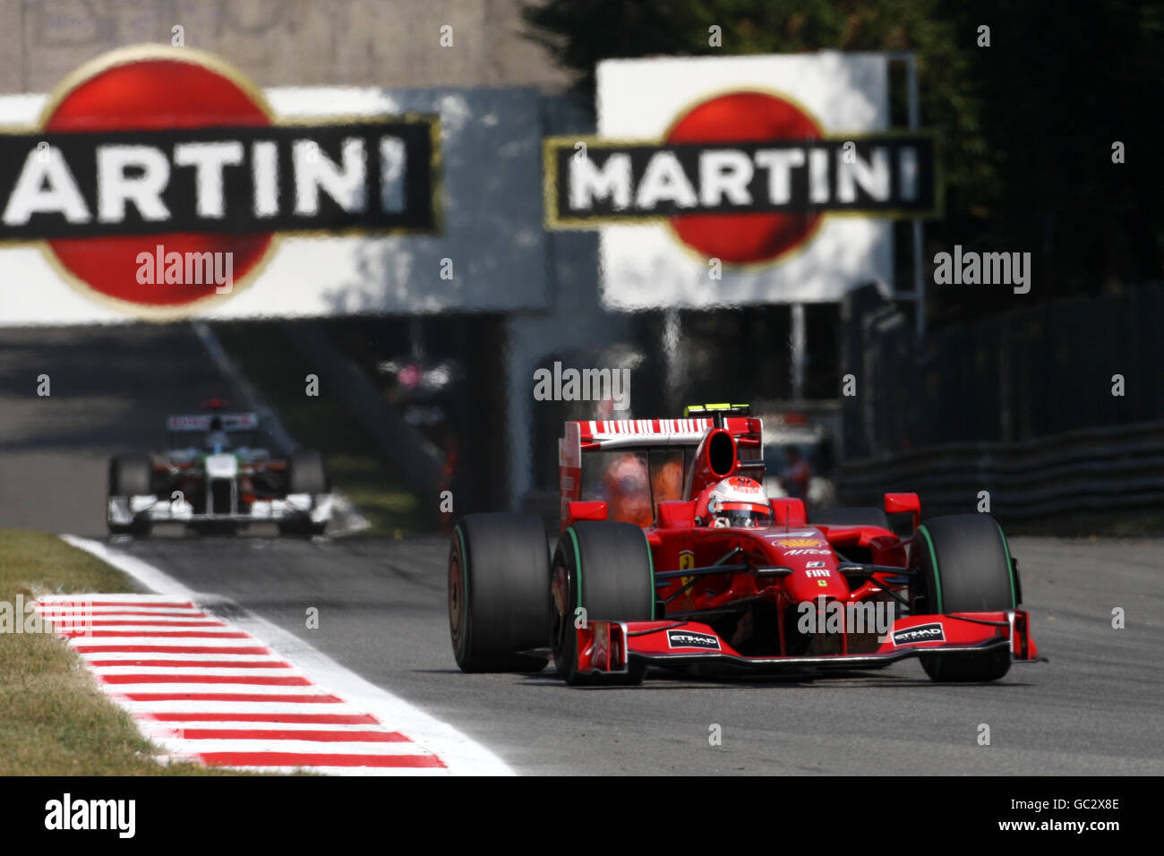 Formula One Motor Racing - Italian Grand Prix - Monza. Kimi Raikkonen, Ferrari Stock Photo