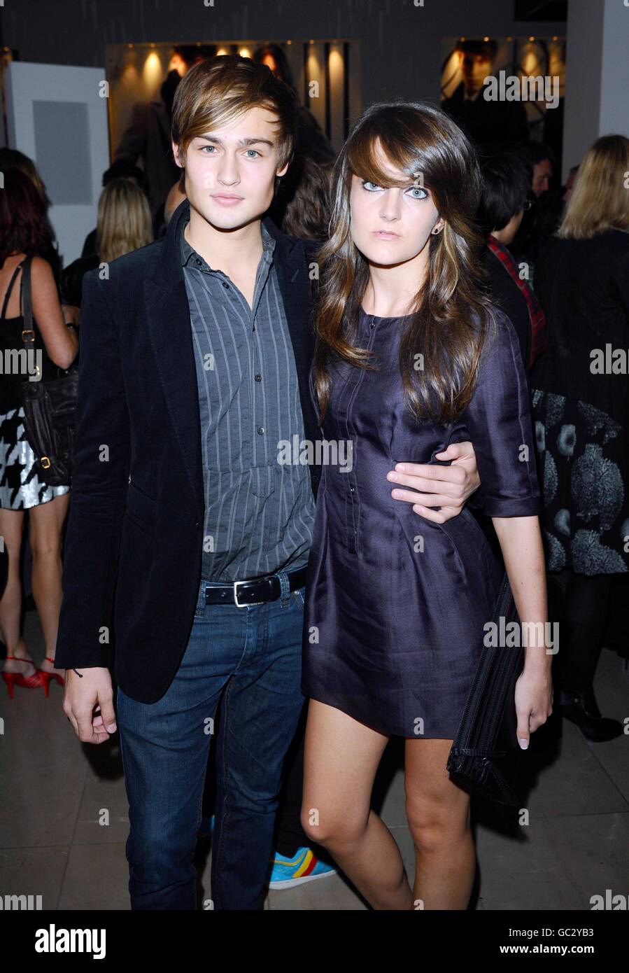 Douglas booth and guest at the burberry party at burberry hi-res stock  photography and images - Alamy
