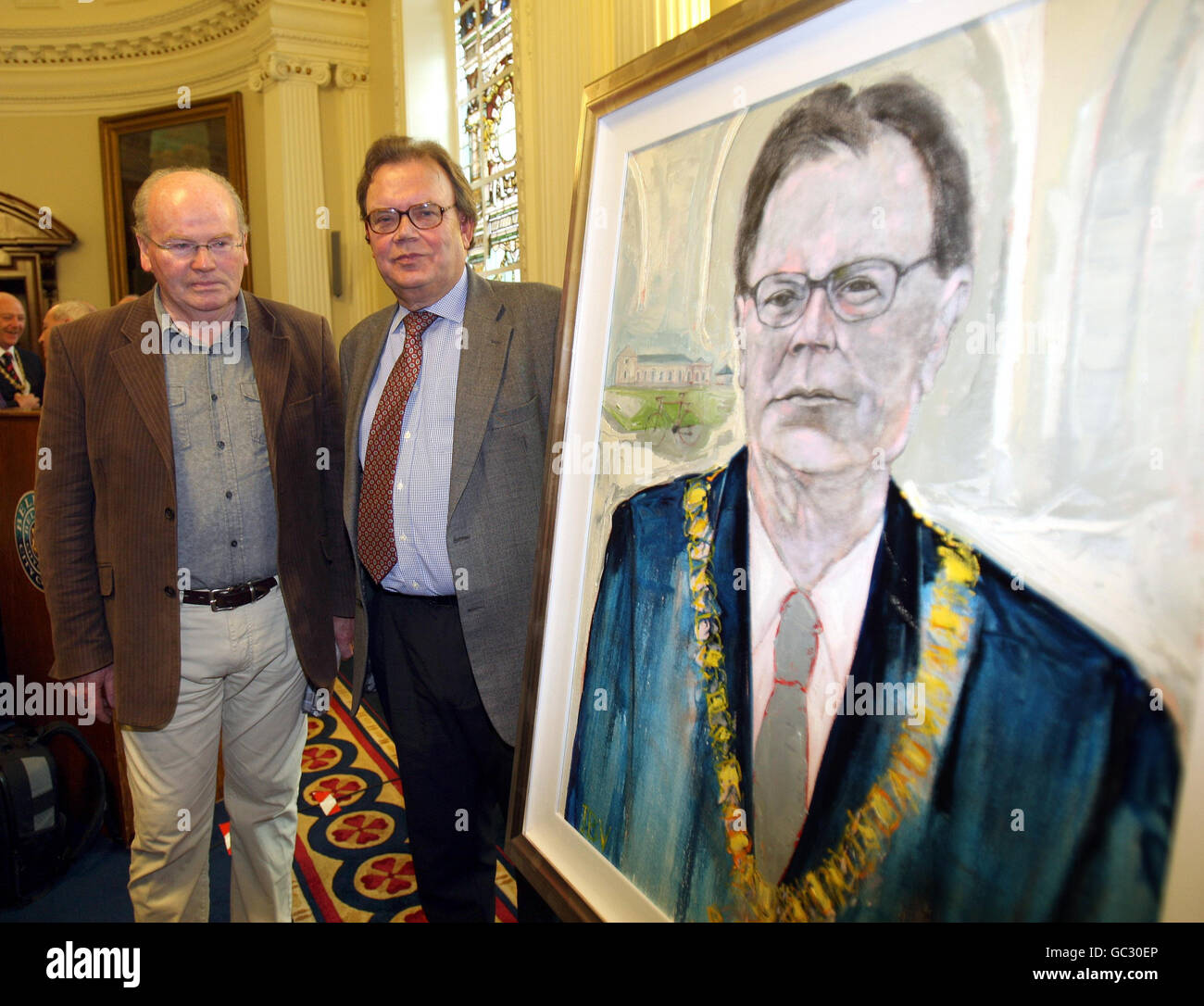 Which was unveiled in city hall hires stock photography and images Alamy